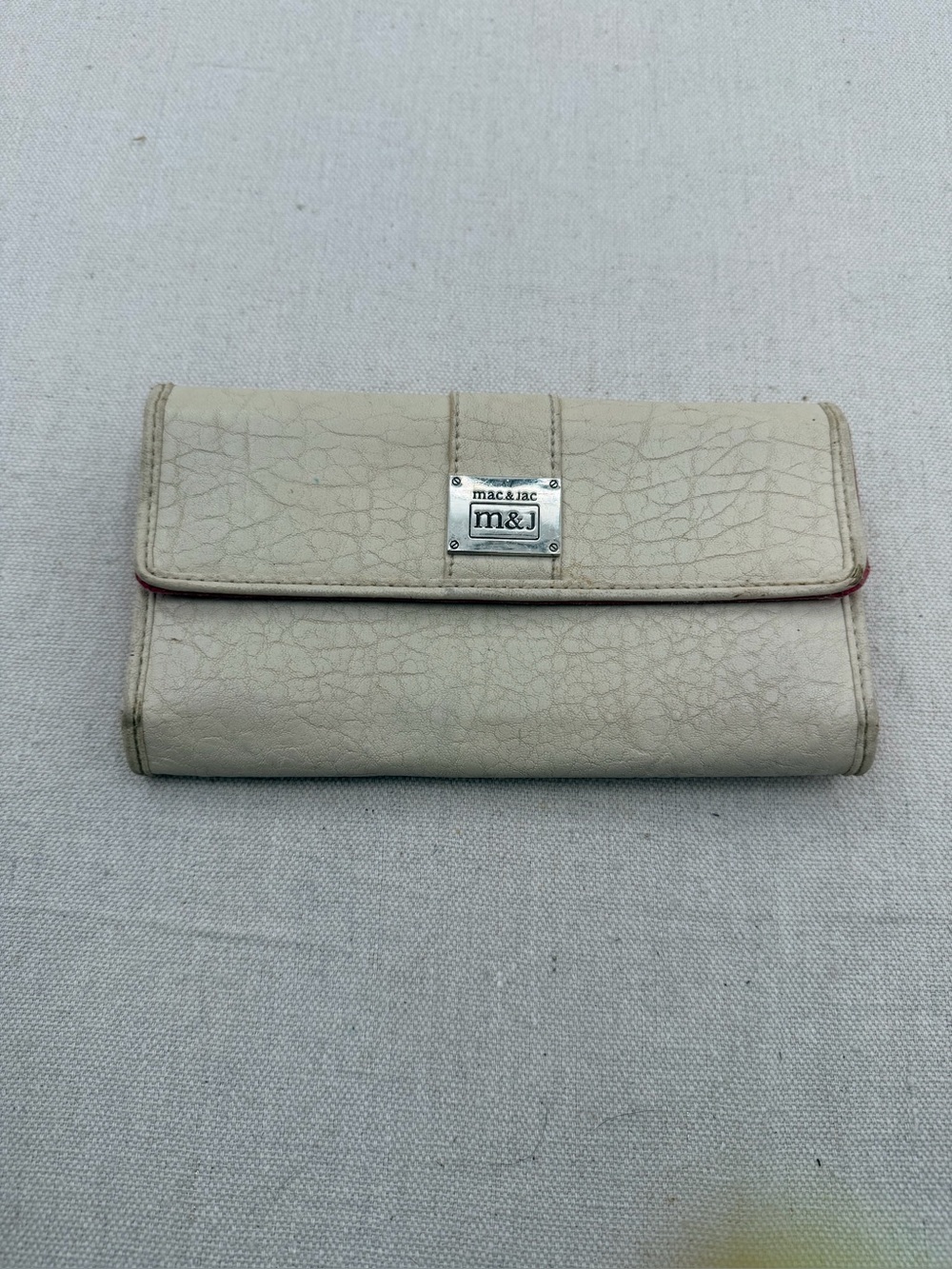 Marc By Marc Jacobs Cream Leather Wallet